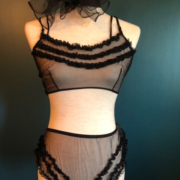 Other - Vintage 50s sheer nylon lingerie set